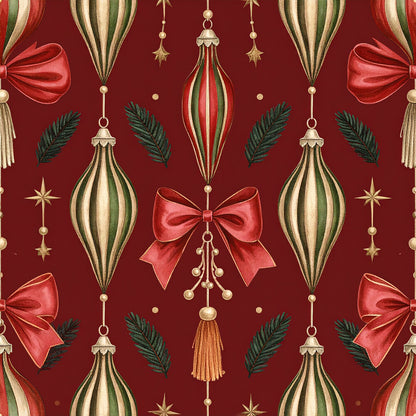 Festive Bows and Holly Fat Quarter Bundle