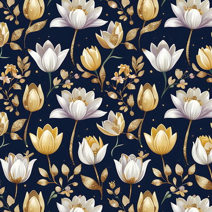 Golden Glitter Spring Fat Quarter Bundle