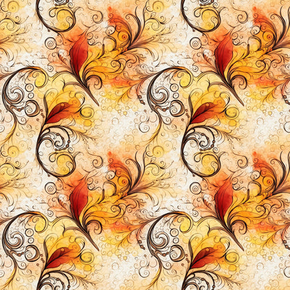 Autumn Swirls Fat Quarter Bundle