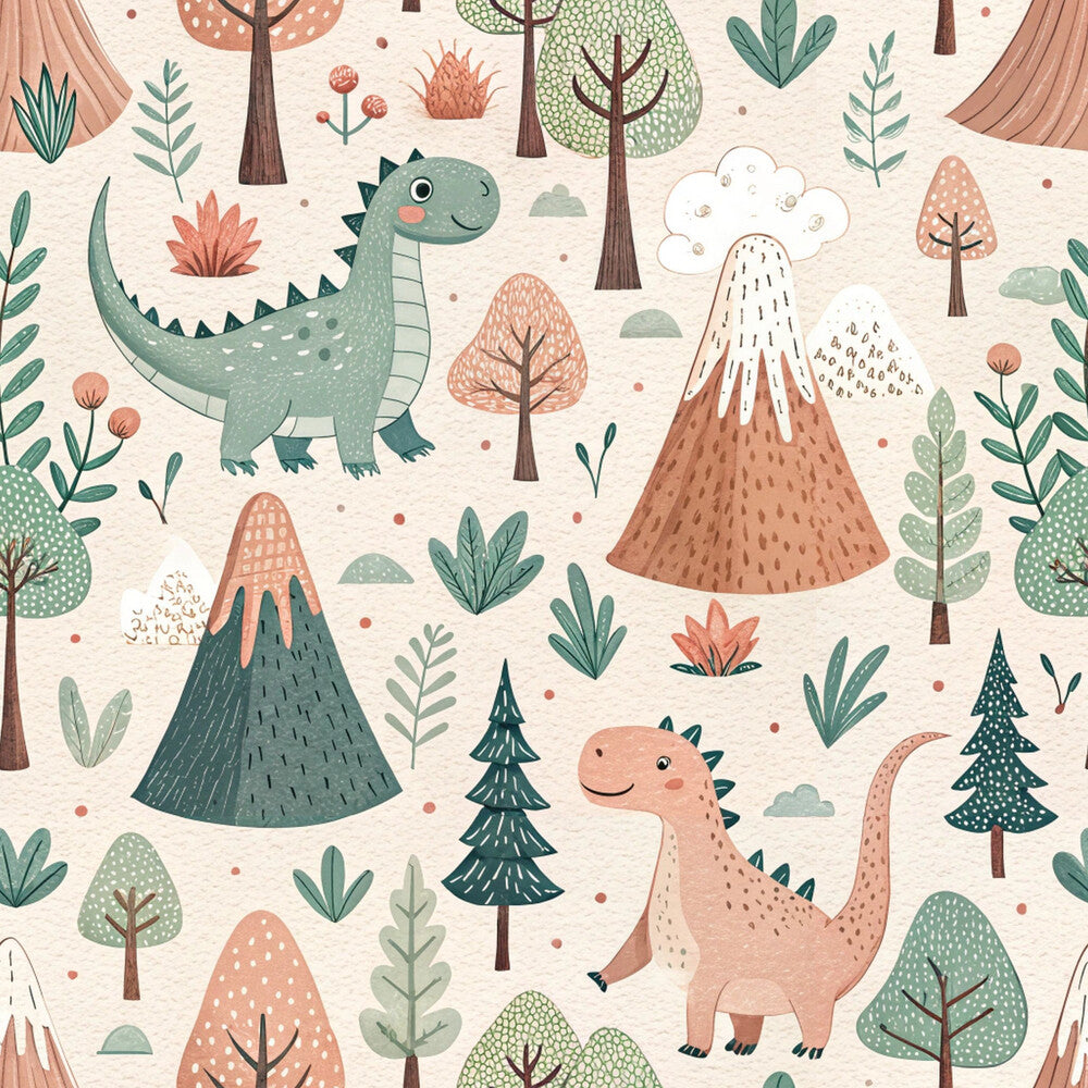 Fun Cartoon Dinosaur Fat Quarter Bundle