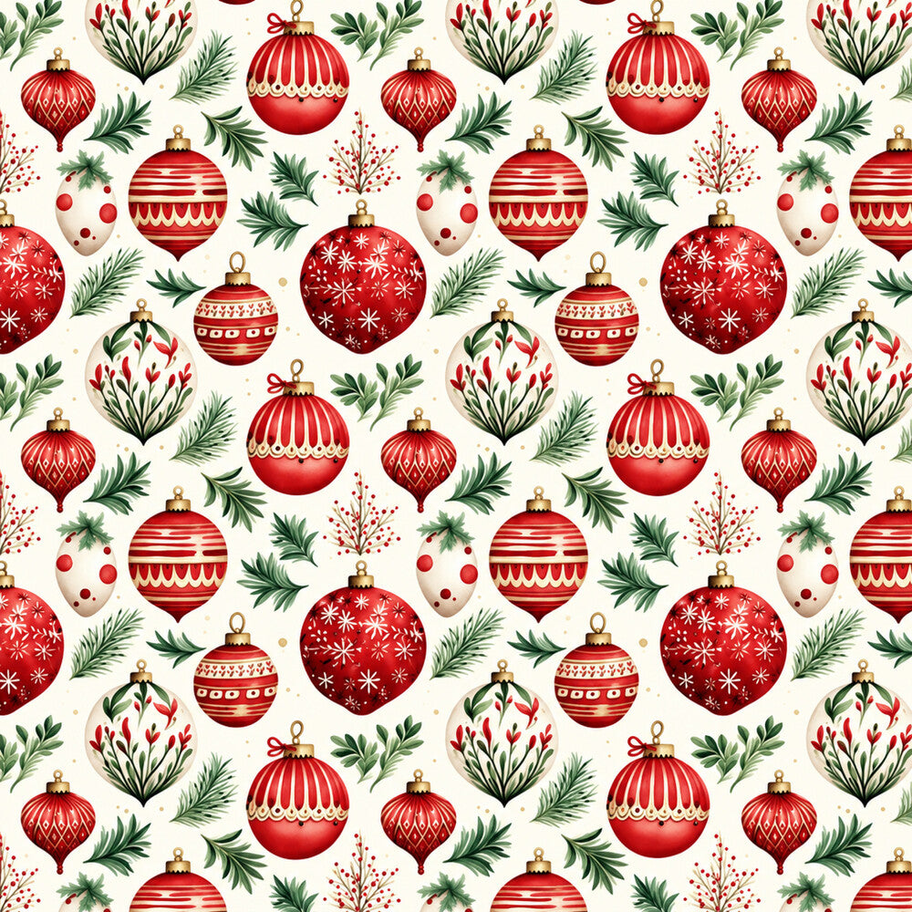 Vintage Classic Red Christmas Fat Quarter Bundle