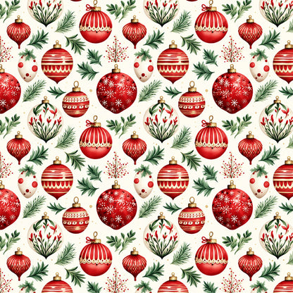 Vintage Classic Red Christmas Fat Quarter Bundle