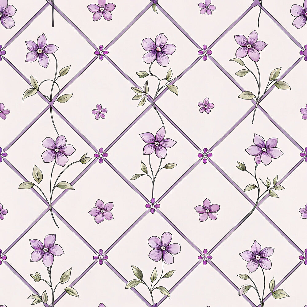 Lavender Cottage Floral Fat Quarter Bundle
