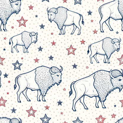 USA Patriotic Wildlife Fat Quarter Bundle