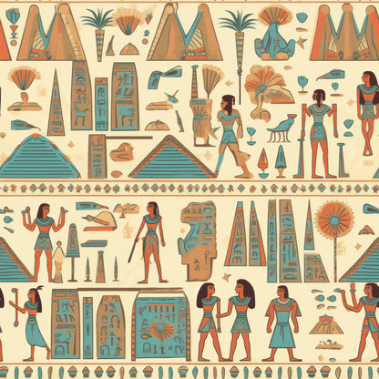 2D Ancient Egypt Fat Quarter Bundle