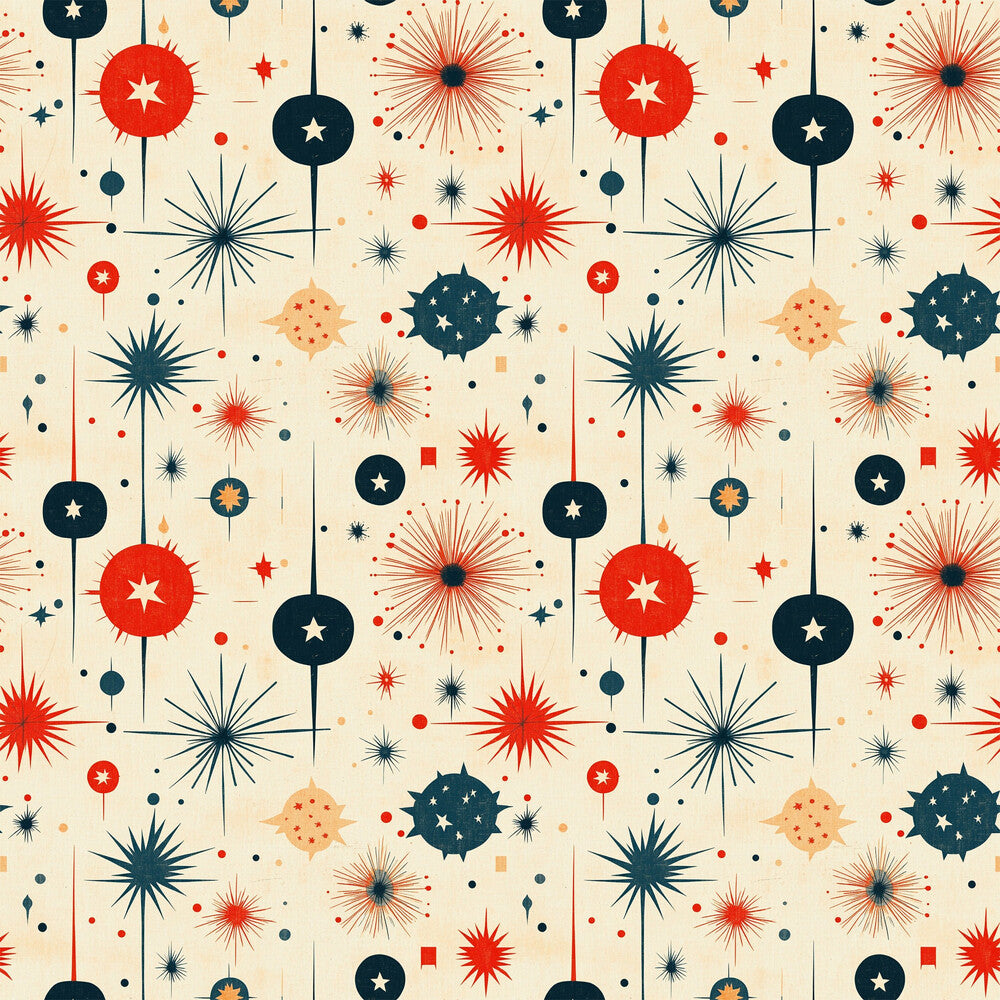 Sparkleworks Mid-Century 4th of July Fat Quarter Bundle