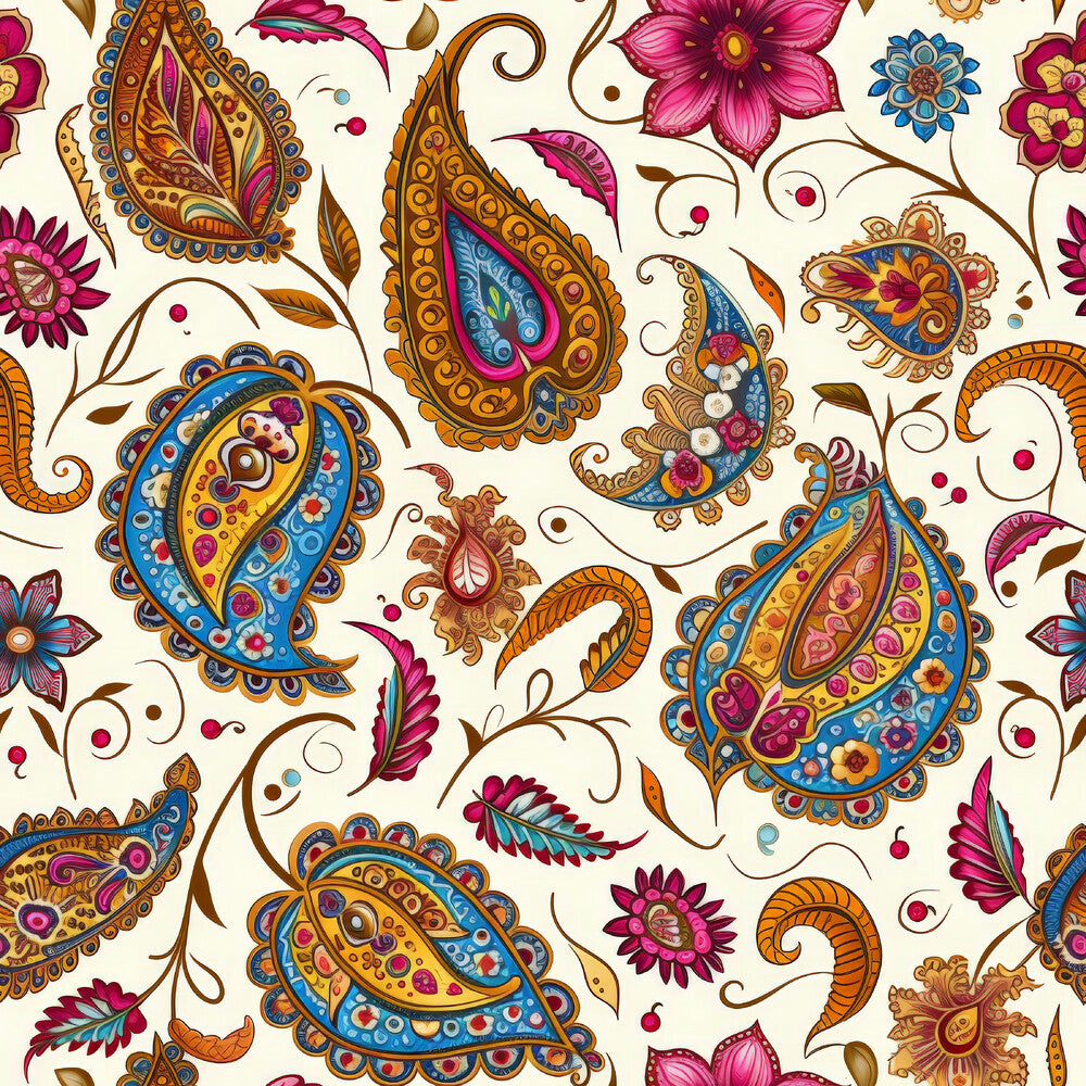 Boho Floral Paisley Fat Quarter Bundle