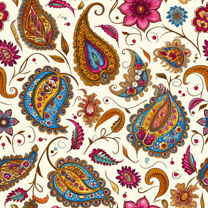 Boho Floral Paisley Fat Quarter Bundle