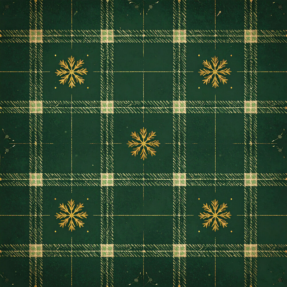 Elegant Plaid Christmas Fat Quarter Bundle