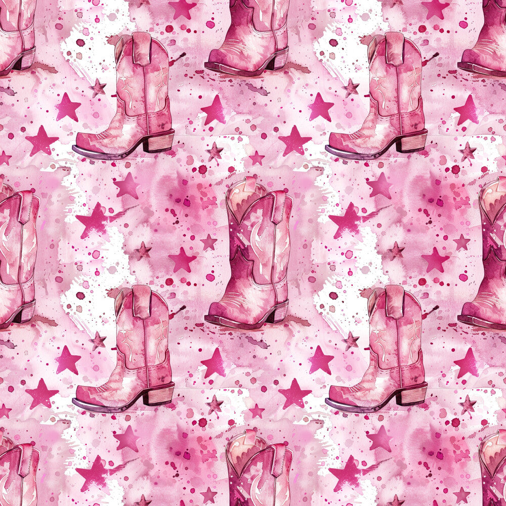 Pink Cowboy Boots Fat Quarter Bundle