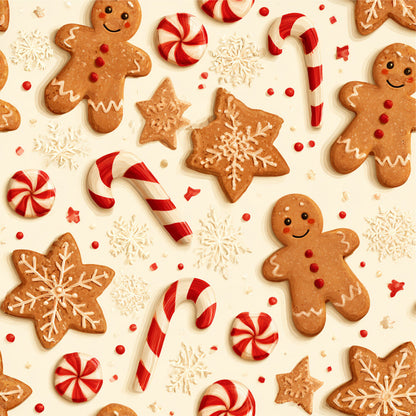 Gingerbread Holiday Cheer Fat Quarter Bundle