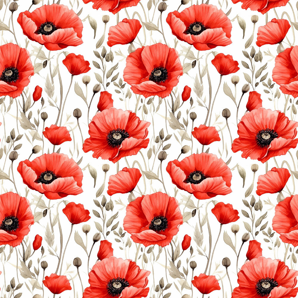 Fields of Poppies Fat Quarter Bundle