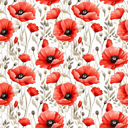 Fields of Poppies Fat Quarter Bundle
