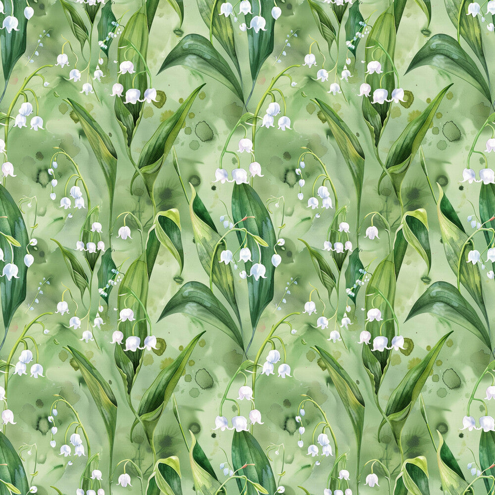 Birth Month Watercolor Petals Fat Quarter Bundle