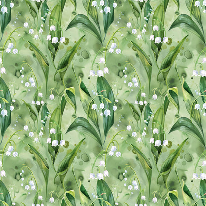 Birth Month Watercolor Petals Fat Quarter Bundle