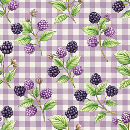 Blackberry Gingham Fat Quarter Bundle