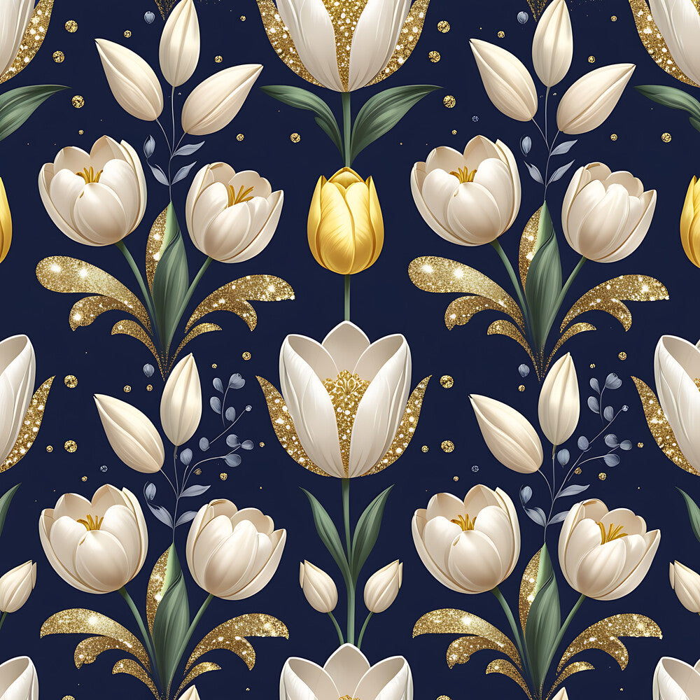 Golden Glitter Spring Fat Quarter Bundle