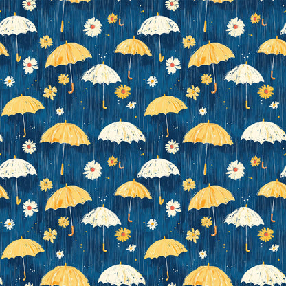 Spring Rain Umbrellas Fat Quarter Bundle