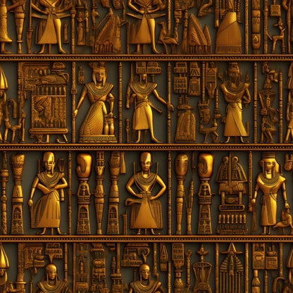 2D Ancient Egypt Fat Quarter Bundle