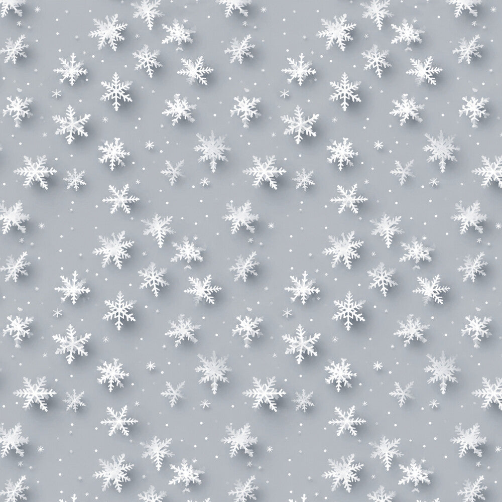 Vintage Icy Silver Christmas Fat Quarter Bundle