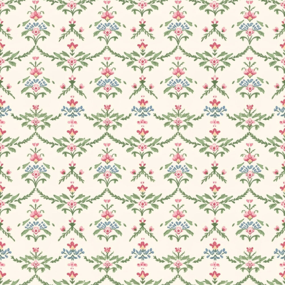 Floral Pink Cottage Gardens Fat Quarter Bundle