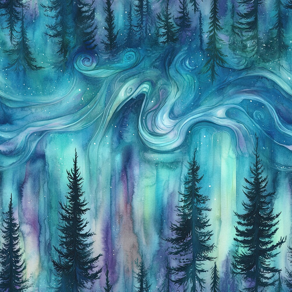 Northern Lights Forest Fat Quarter Bundle