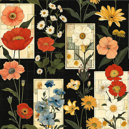 Eliza's Floral Grids Fat Quarter Bundle