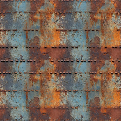 Rusted Iron Metal Textures Fat Quarter Bundle