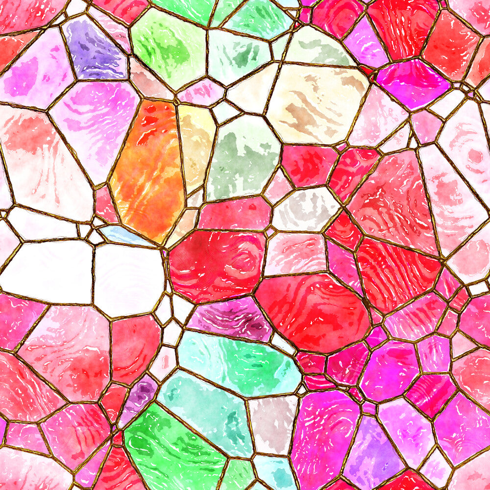 Watercolor Stained Glass Fat Quarter Bundle
