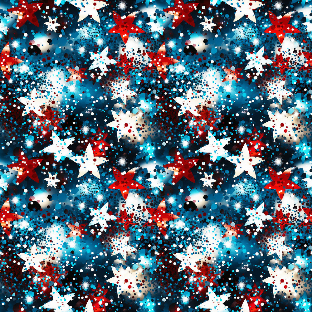 Patriotic Confetti and Glitter Fat Quarter Bundle