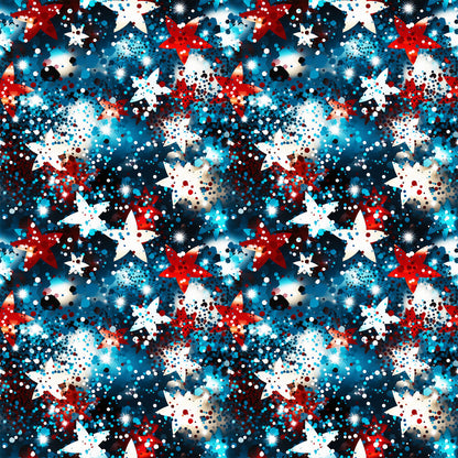 Patriotic Confetti and Glitter Fat Quarter Bundle
