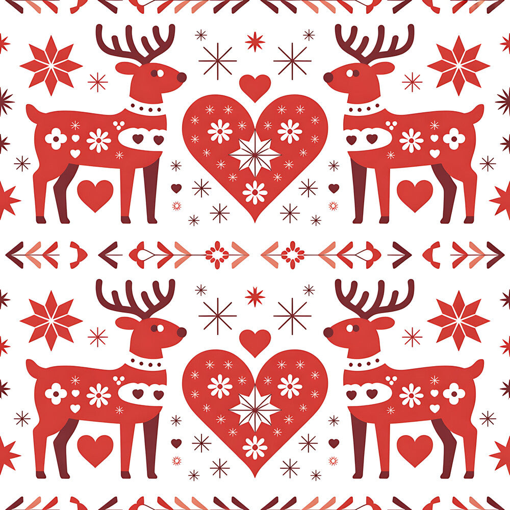 Scandinavian Folk Christmas Fat Quarter Bundle