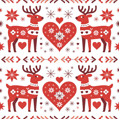 Scandinavian Folk Christmas Fat Quarter Bundle