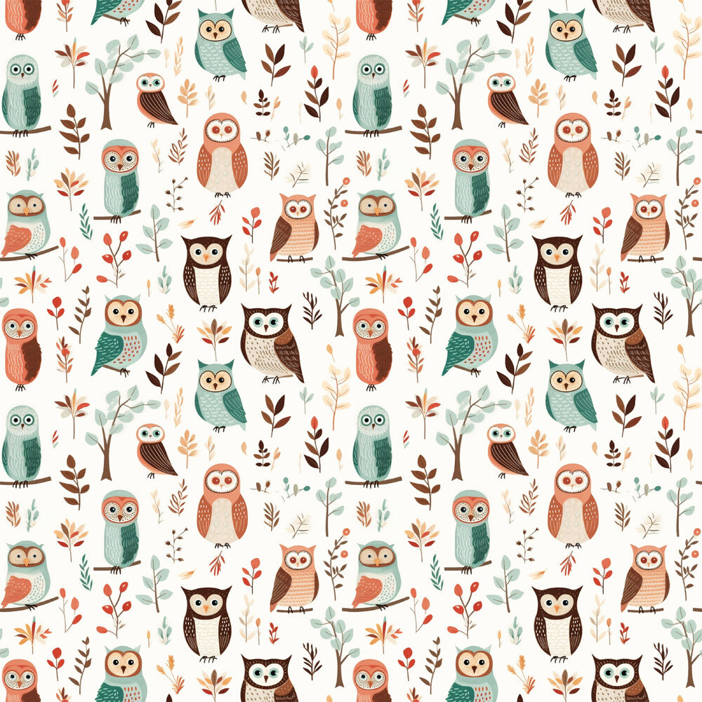 Cartoon Owls Fat Quarter Bundle