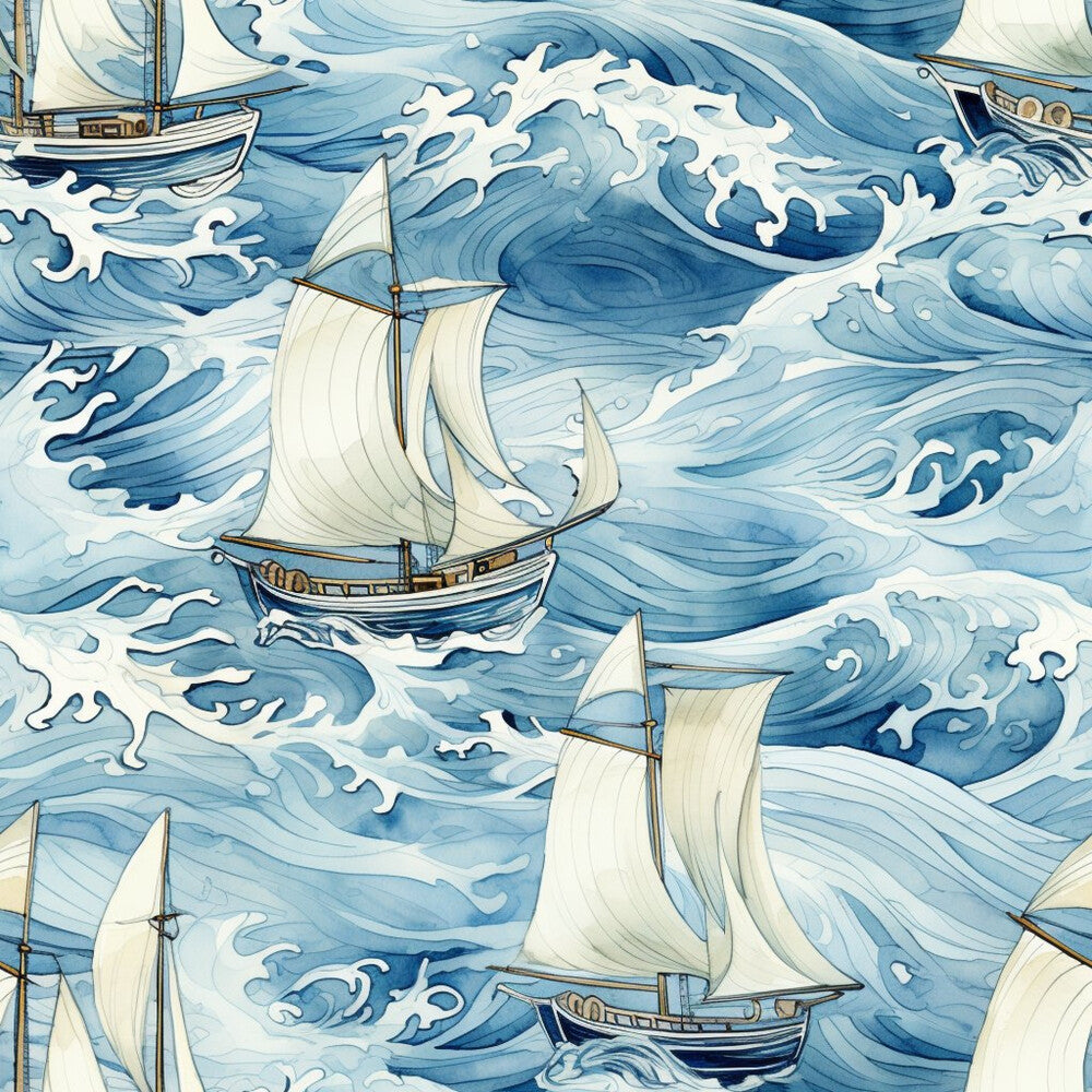 Blue Ocean Fishes Fat Quarter Bundle