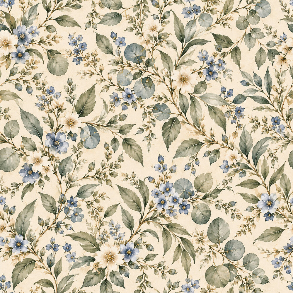 French Blue Garden Fat Quarter Bundle
