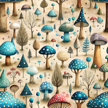 Mushroom Fairyland Fat Quarter Bundle