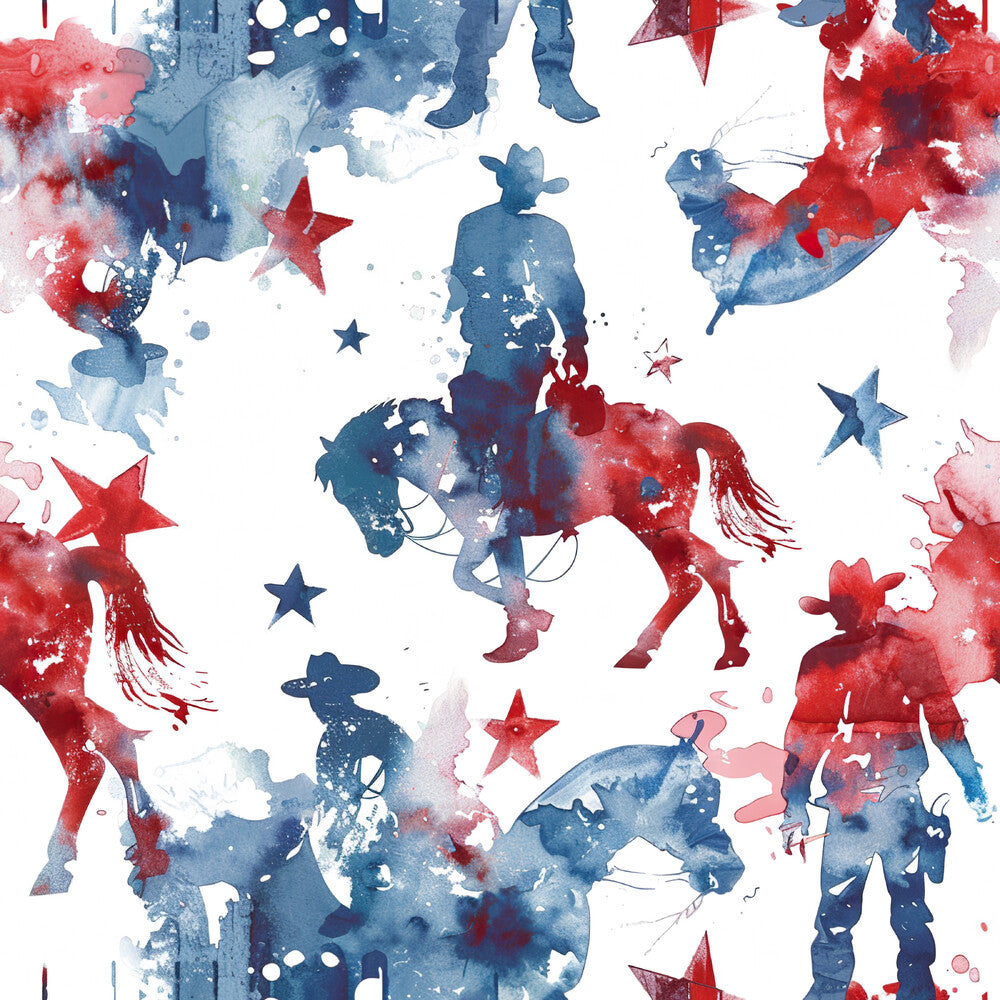 Watercolor 4th of July Fat Quarter Bundle