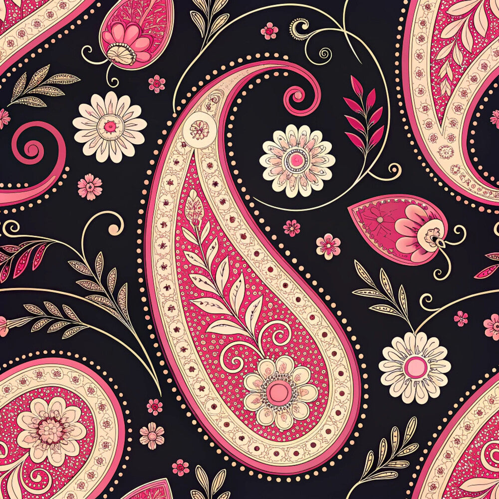 Vibrant Paisley And Florals Fat Quarter Bundle