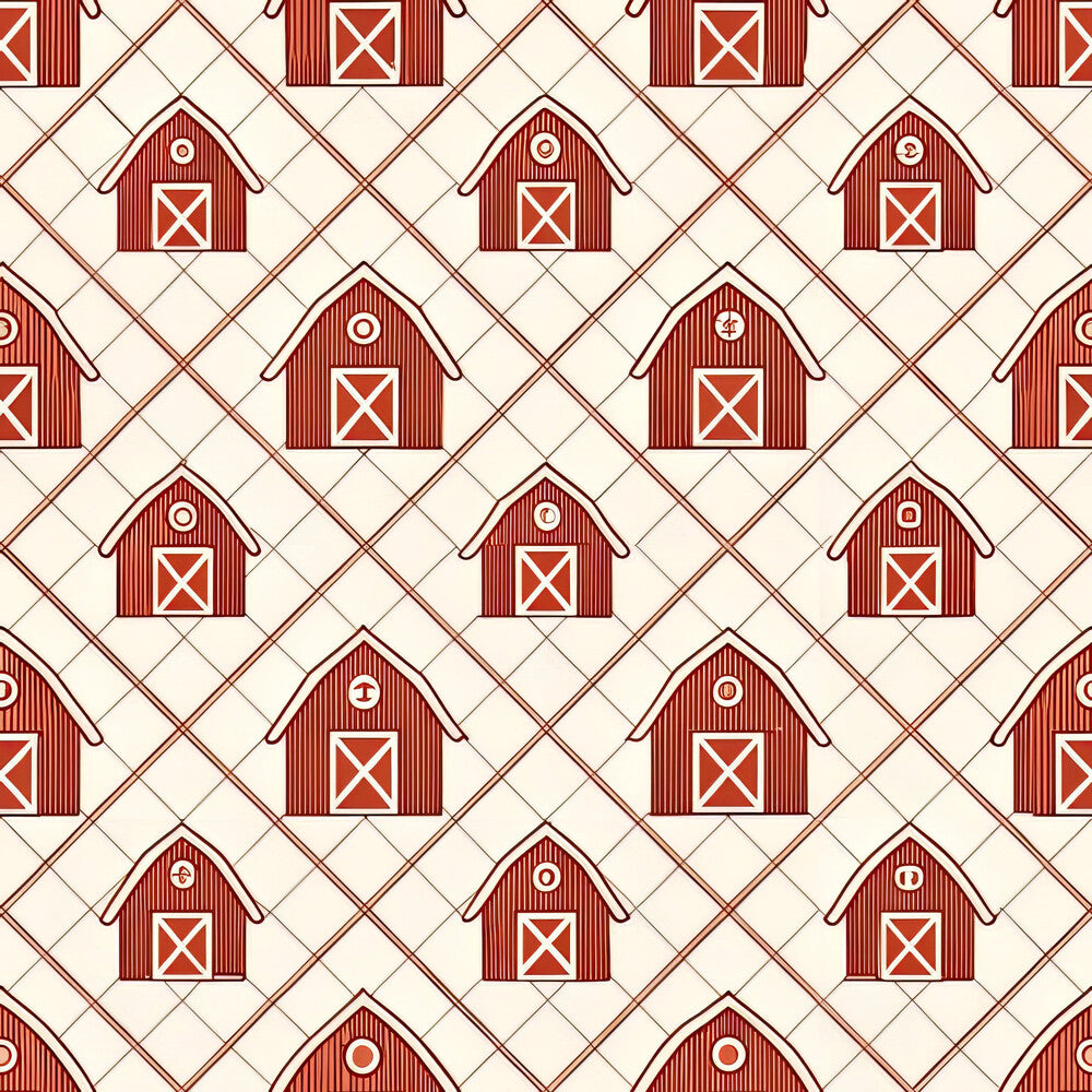 Red Farmhouse Fat Quarter Bundle