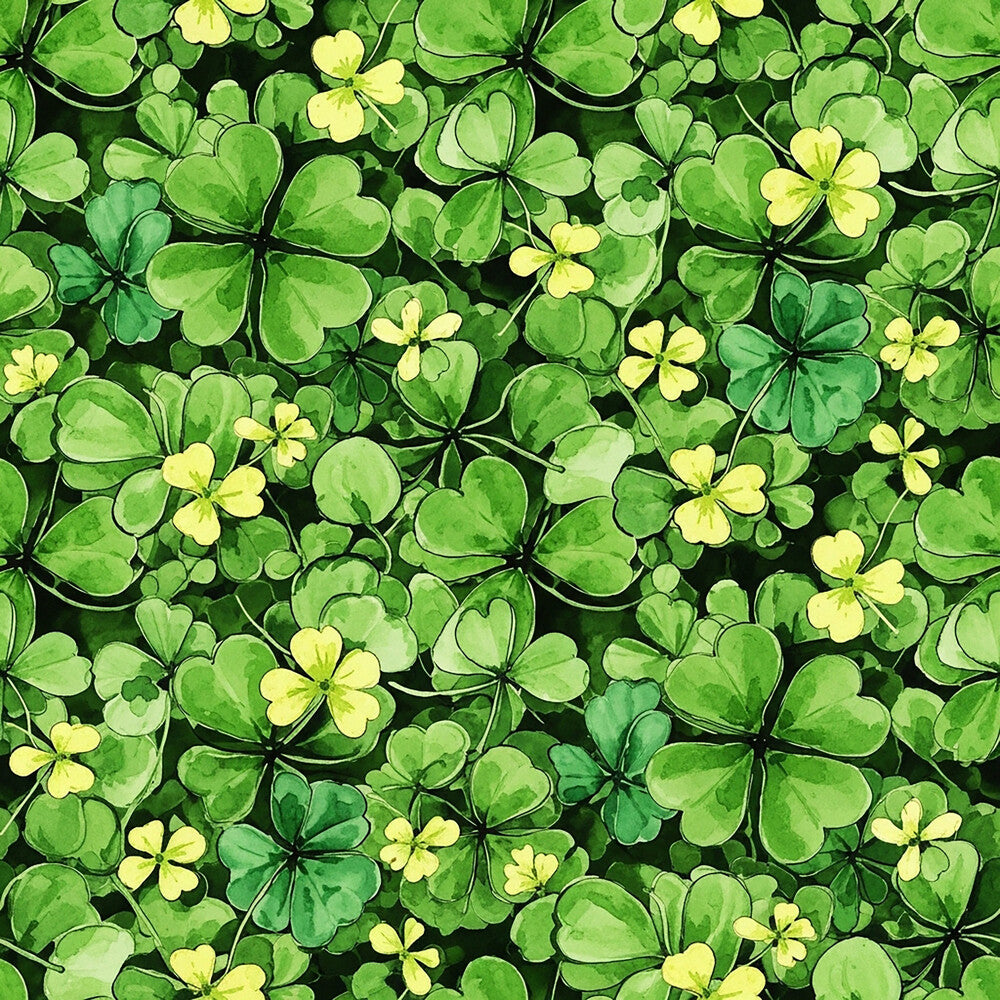 Alcohol Ink Shamrock Fat Quarter Bundle