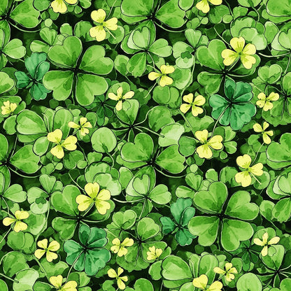 Alcohol Ink Shamrock Fat Quarter Bundle