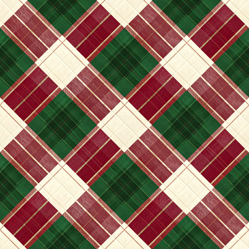 Classic Christmas Tartan Fat Quarter Bundle
