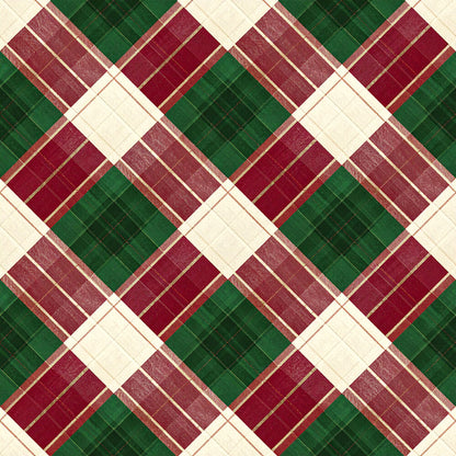 Classic Christmas Tartan Fat Quarter Bundle