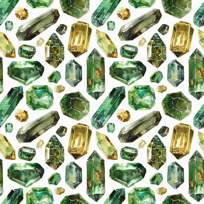 Emerald Gemstones Fat Quarter Bundle