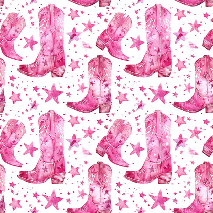 Pink Cowboy Boots Fat Quarter Bundle