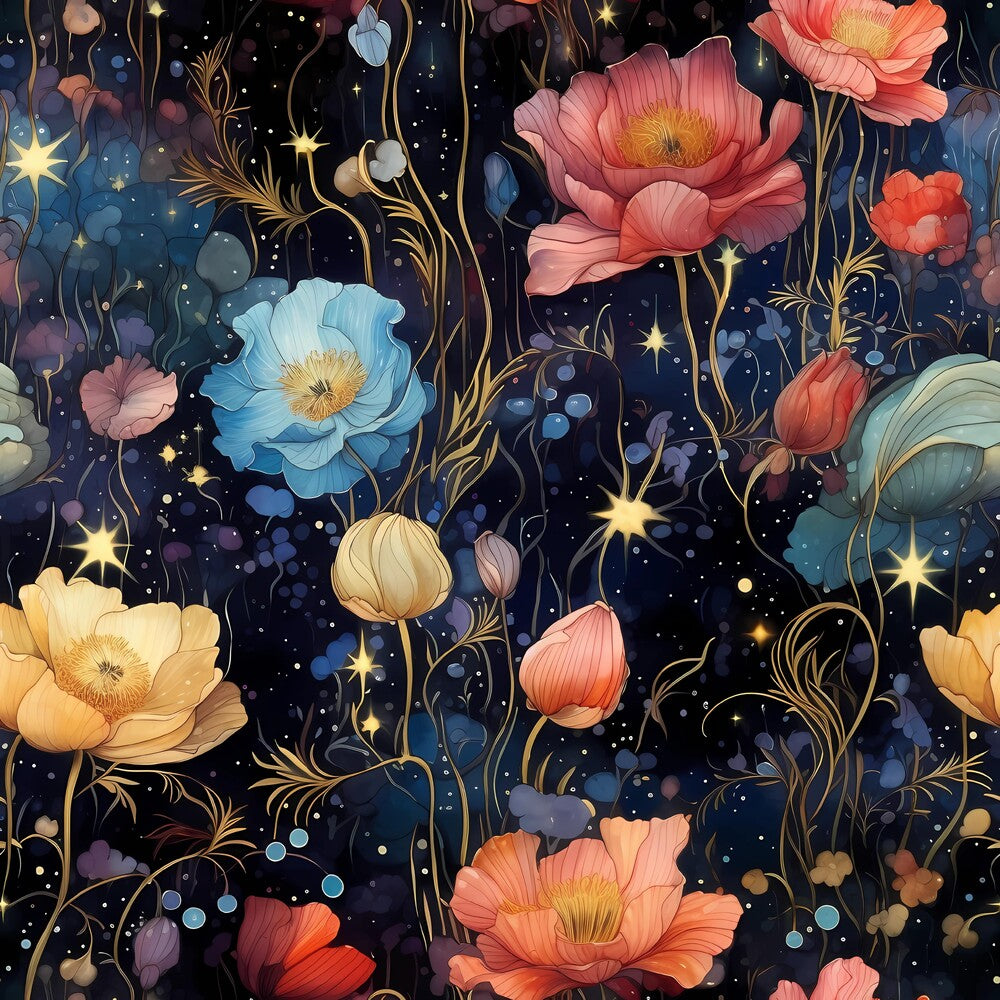Watercolor Night Nouveau Fat Quarter Bundle