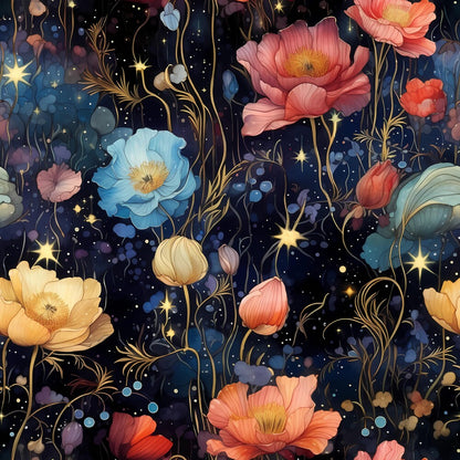 Watercolor Night Nouveau Fat Quarter Bundle