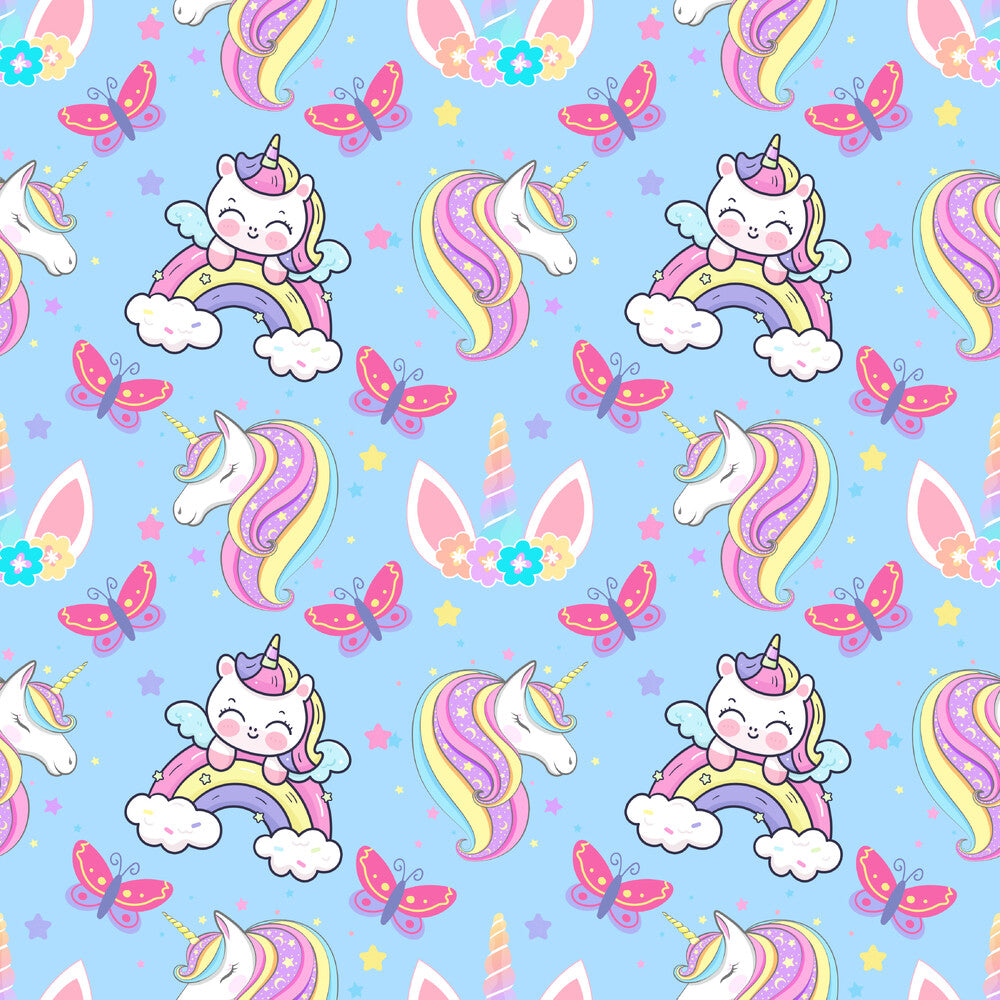 Cartoon Unicorns Fat Quarter Bundle