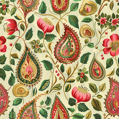 Vermas Ornate Paisley Fat Quarter Bundle